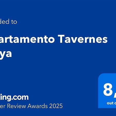Apartamento Tavernes Playa 塔韦尔内斯德拉瓦利迪格纳 外观 照片