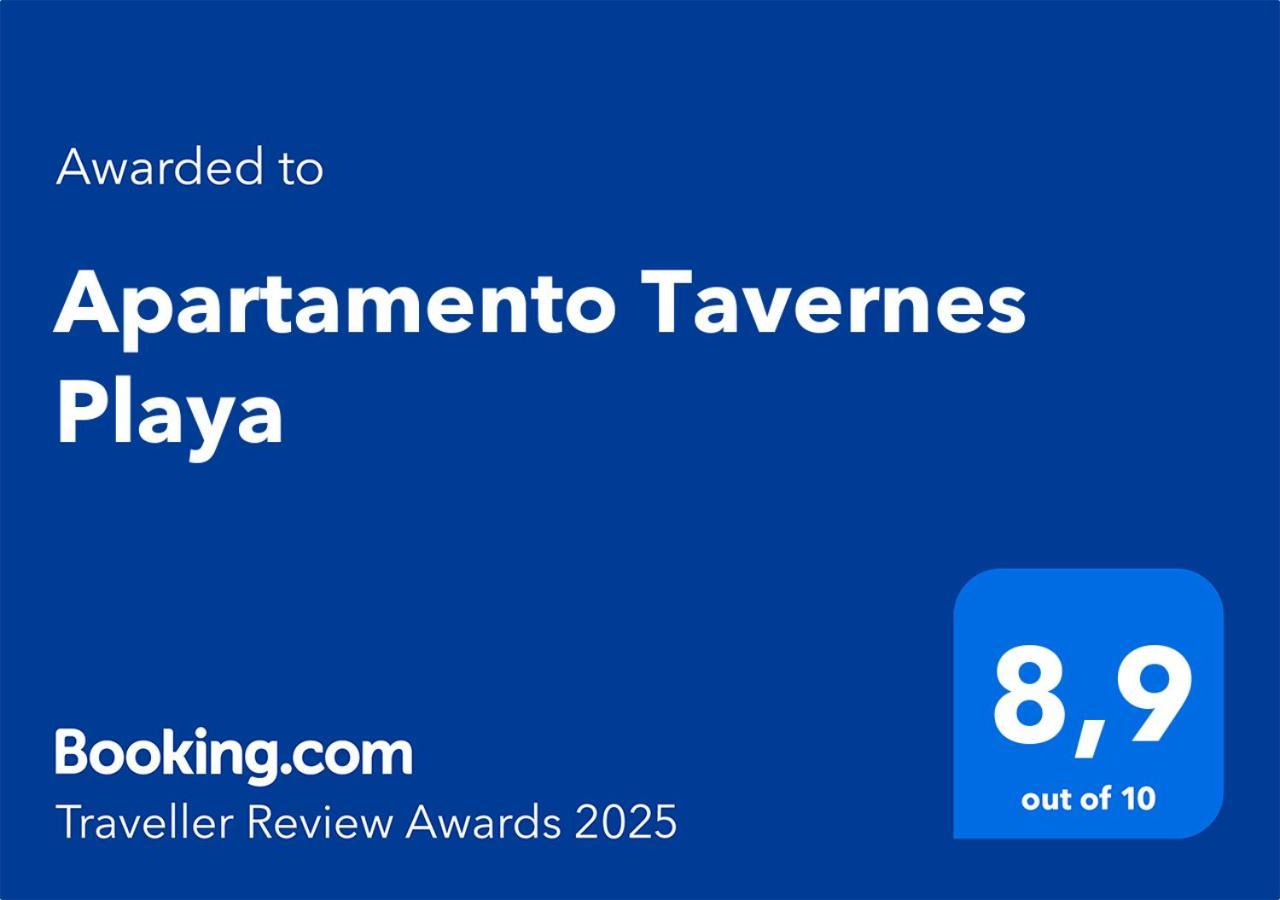 Apartamento Tavernes Playa 塔韦尔内斯德拉瓦利迪格纳 外观 照片